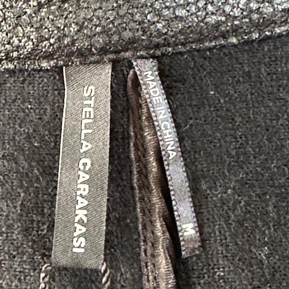 Stella Carasaki Boiled Wool Asymmetrical Coat - NWT - Picture 12 of 16